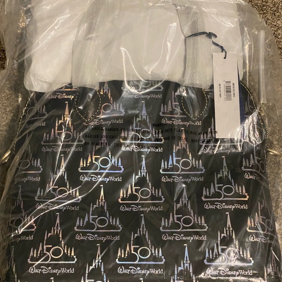 Disney Dooney and Bourke 50th/ Fifty anniversary leather Satchel - Picture 2 of 2